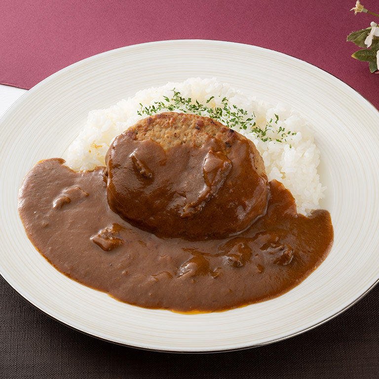 黒毛和牛 牛すじハンバーグカレー弁当